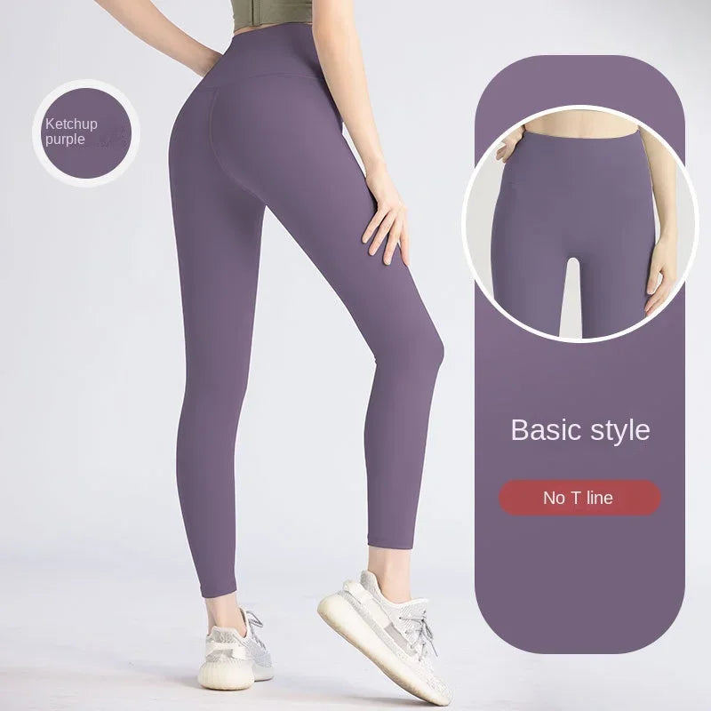 UPF50+ Hot Sale Fitness Enggings Female Full Length Leggings Running Pants Comfortable and Formfitting Yoga Pants Look Slimmer