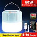1000W Solar LED Kamp Lambası | USB Şarjlı | Acil Durum Feneri
