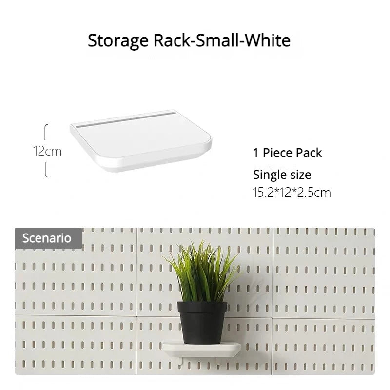 Pegboard Aksesuar Seti | Deliksiz Duvara Monte | Mutfak Garaj Organizasyon