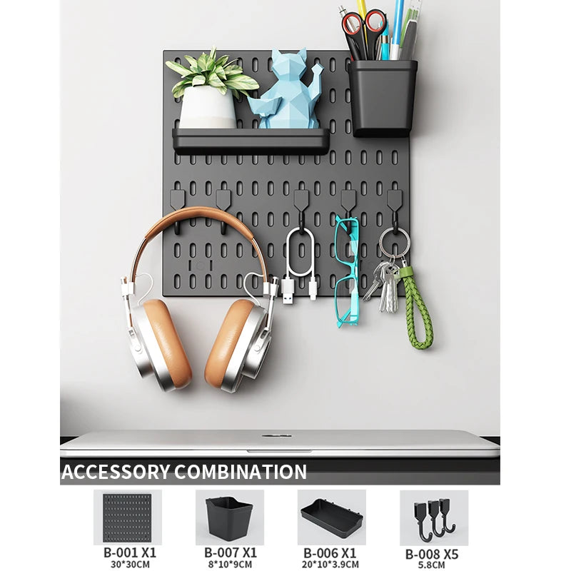 DIY Pegboard Organizasyon Seti | Duvara Monte | Mutfak Garaj Oda