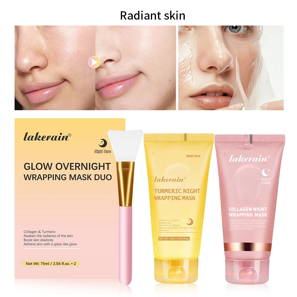 Kollajen Soyulabilir Jel Maske | Gece Bakımı | Cilt Sıkılaştırıcı Yüz Maskesi