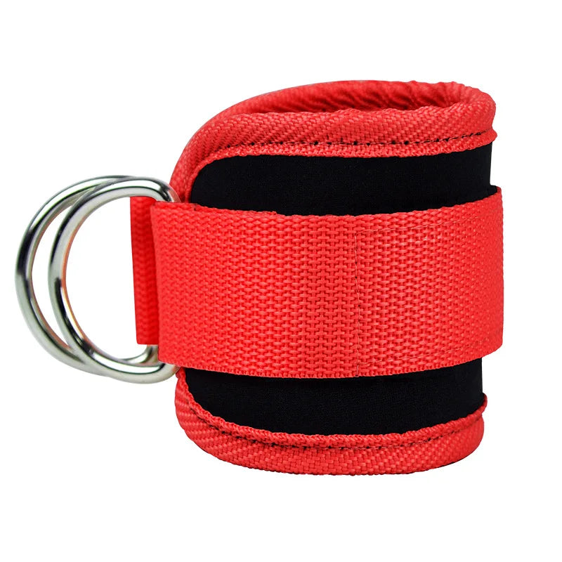 Ayak Bileği Spor Kelepçesi - Neopren Dolgulu Çift D-Halkalı Fitness Brace