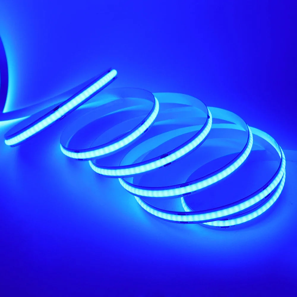 5V COB LED Şerit Işık | 3AA Pilli | Esnek Yapışkanlı Bant | Dolap Aydınlatma
