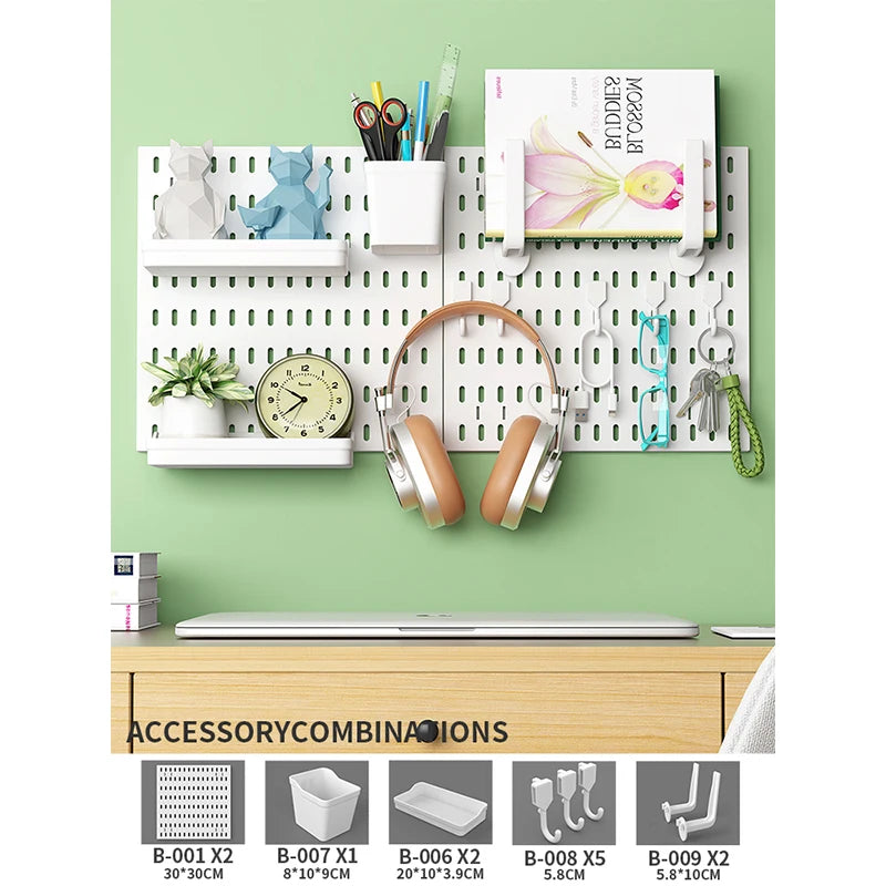 DIY Pegboard Organizasyon Seti | Duvara Monte | Mutfak Garaj Oda
