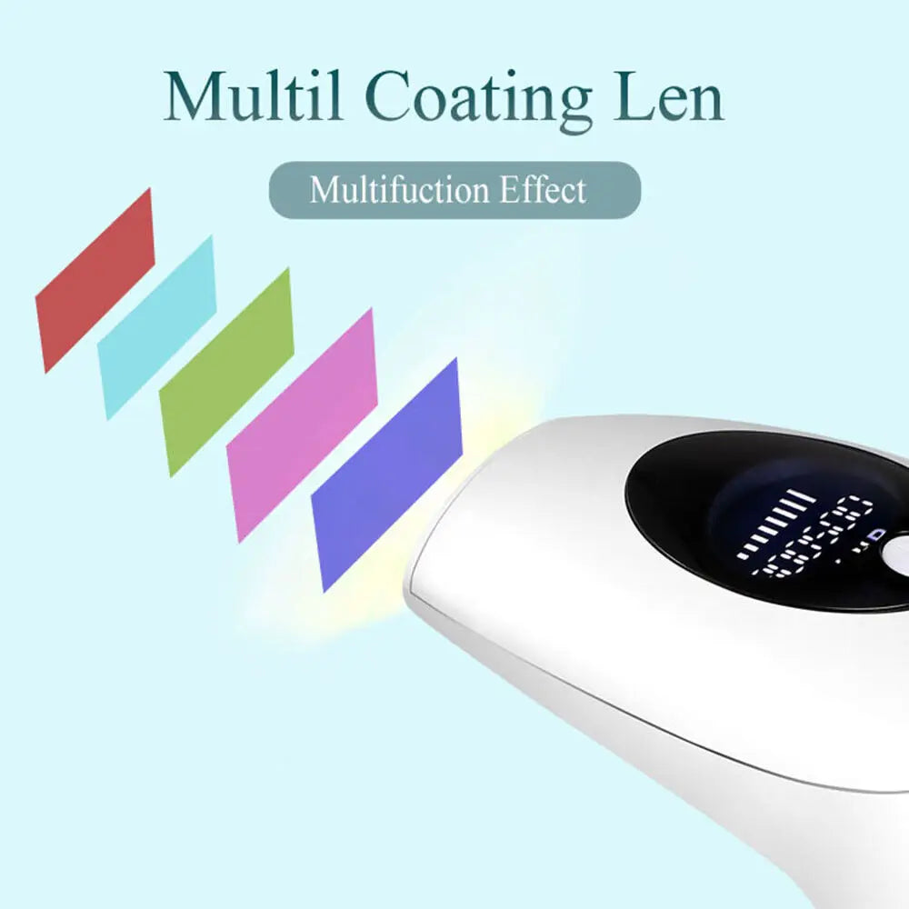 10  Beauty Care IPL Hair Removal Device 990000 Flashes Painless Permanent for Women Face Body Bikini LED Display Home Use