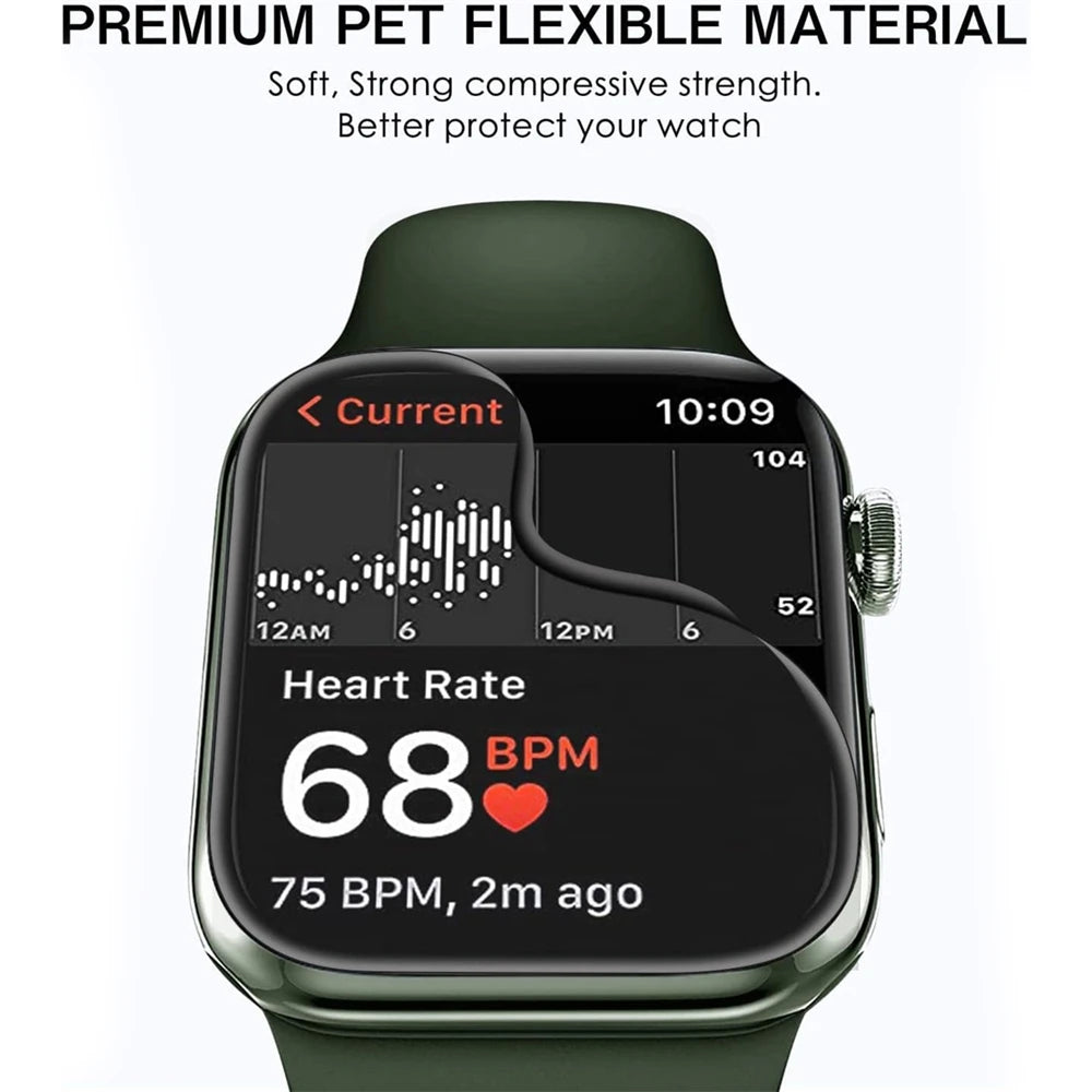 Apple Watch 10/9/8/7/6/SE Seramik Ekran Koruyucu | 5'li Set | Cam Değil