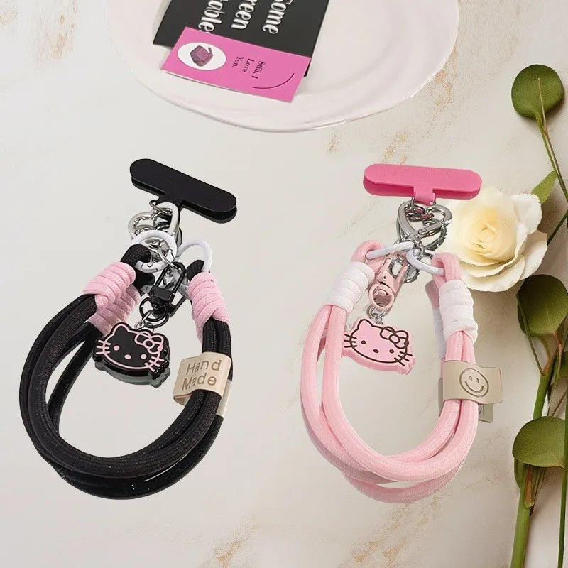 Sanrio Hello Kitty Telefon Askası | Sevimli Anahtarlık | Pembe