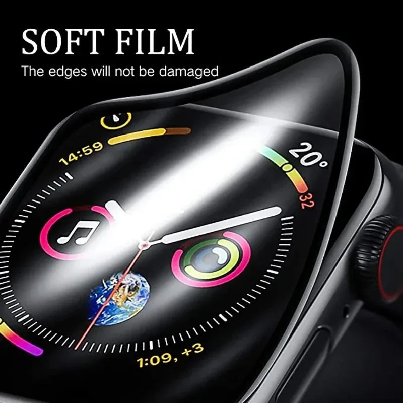 Apple Watch 10/9/8/7/6/SE Seramik Ekran Koruyucu | 5'li Set | Cam Değil