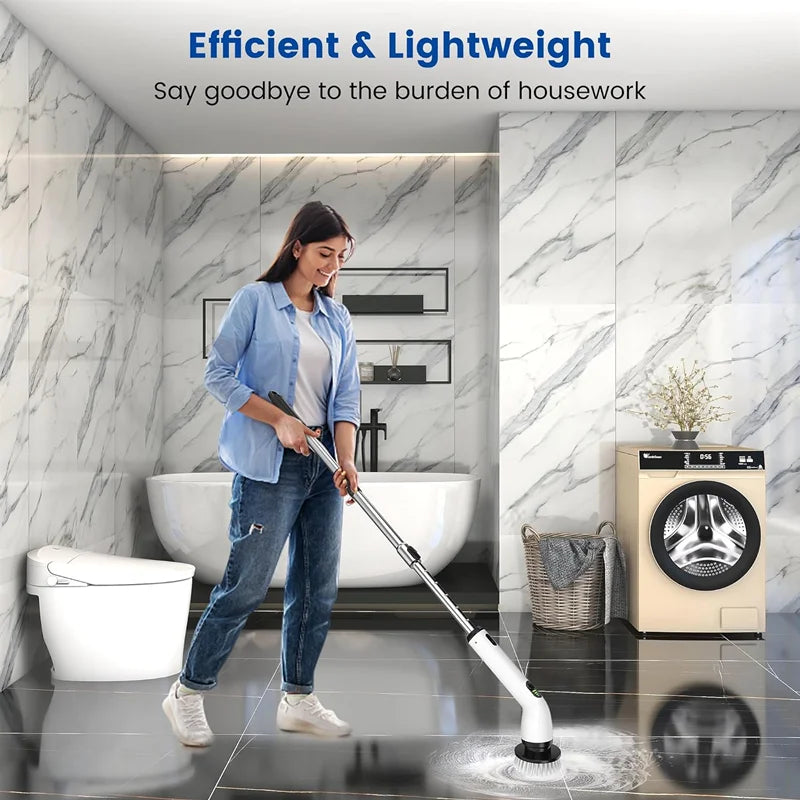 Şarjlı Çok Amaçlı Elektrikli Temizlik Fırçası | 5-in-1 & 7-in-1 | Banyo Mutfak