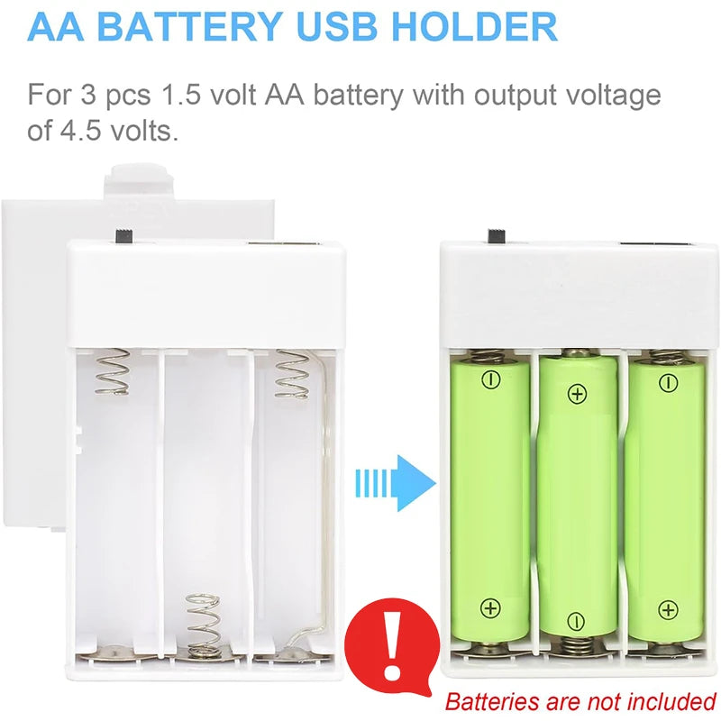 5V COB LED Şerit Işık | 3AA Pilli | Esnek Yapışkanlı Bant | Dolap Aydınlatma