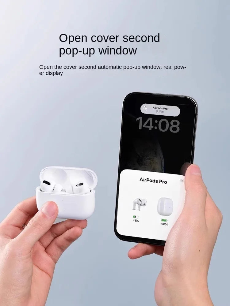 Replacement Original Charging Box For Airpods Pro 1 2 3 4 Bluetooth Earphone Battery Charger Case With LED Indicator Light usb-C