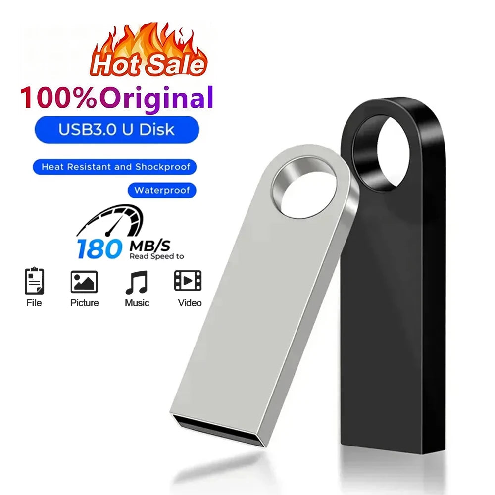 USB 3.0 Flash Bellek | 1TB & 2TB | Metal Tasarım | Bilgisayar & Tablet Uyumlu