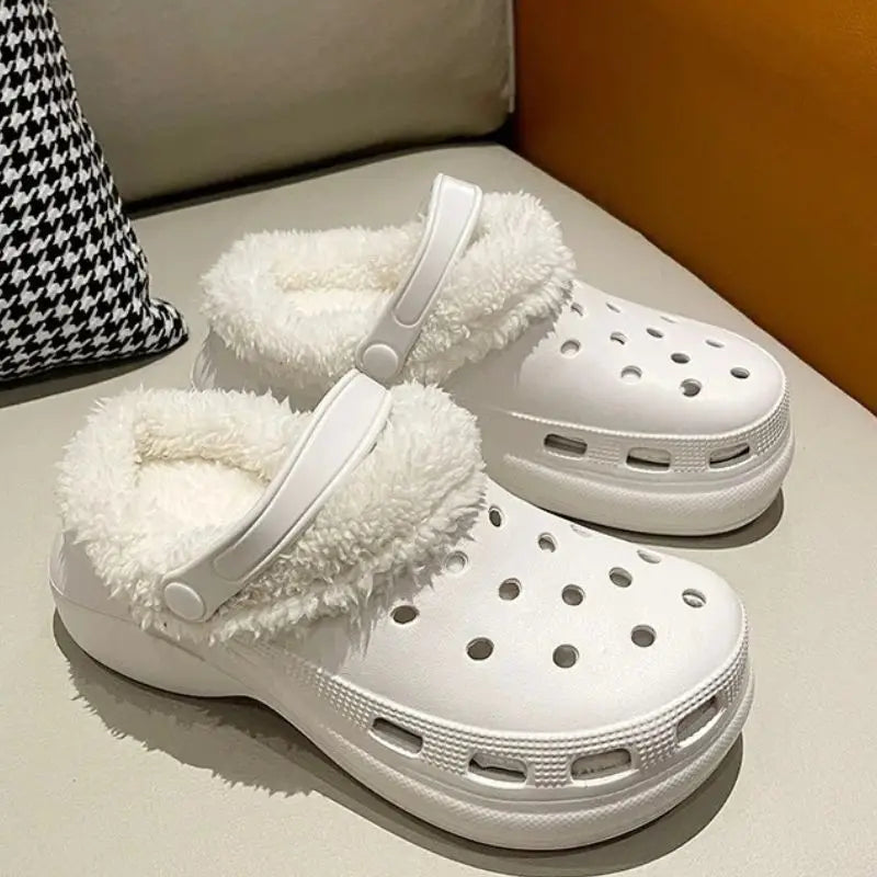 Crocs Peluş İç Taban | Kalın Yastıklı | Çıkarılabilir | Kış Ayakkabı Astarı