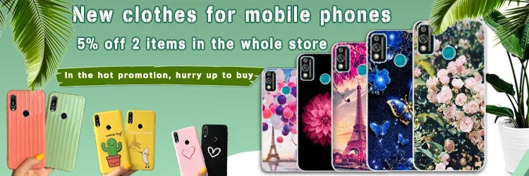 Realme C51 / C53 / C55 / C65 / C67 Şeffaf Karikatür Telefon Kılıfı