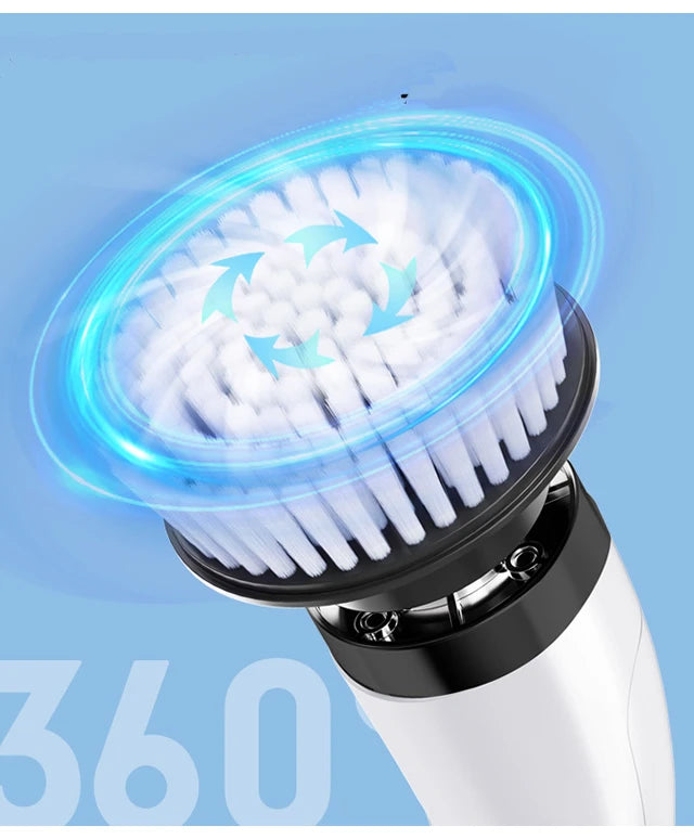 Şarjlı Çok Amaçlı Elektrikli Temizlik Fırçası | 5-in-1 & 7-in-1 | Banyo Mutfak