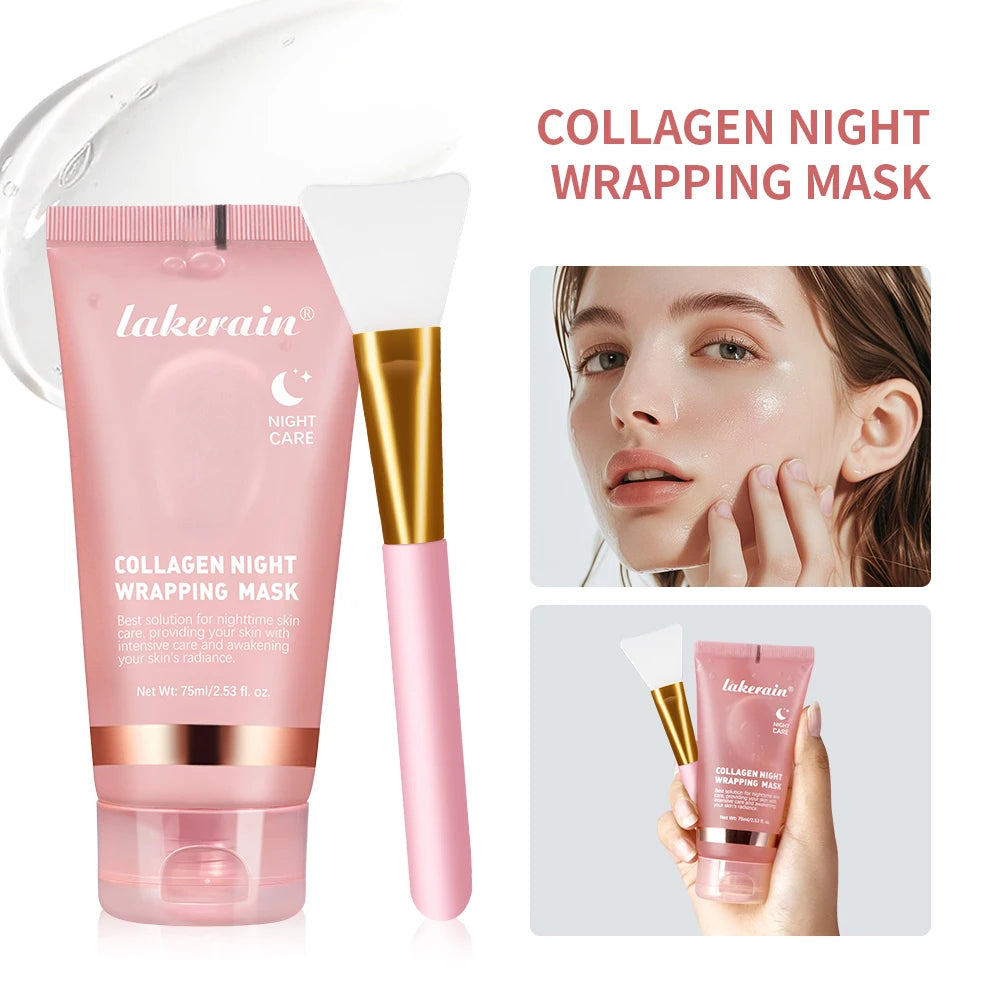 Kollajen Soyulabilir Jel Maske | Gece Bakımı | Cilt Sıkılaştırıcı Yüz Maskesi