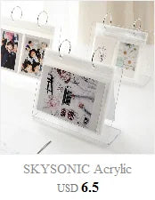 SKYSONIC A5 Binder Ring Collect Book Korea Idol Photo Organizer Journal Diary Agenda Planner Bullet Cover School Stationery