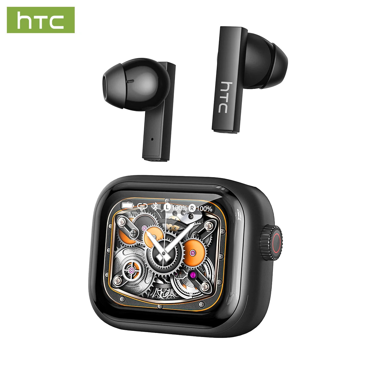 Auriculares Bluetooth TWS HTC NE40 AI Live Translation Earphone BT6.0 LED Display HiFi Sound Wireless Headset 2026 Choice