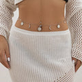 Bohemia Starfish Shell Pendant Waist Chain Fashion Summer Beach Bikini Sea Shell Conch Multilayer Body Chain Waistband Jewelry