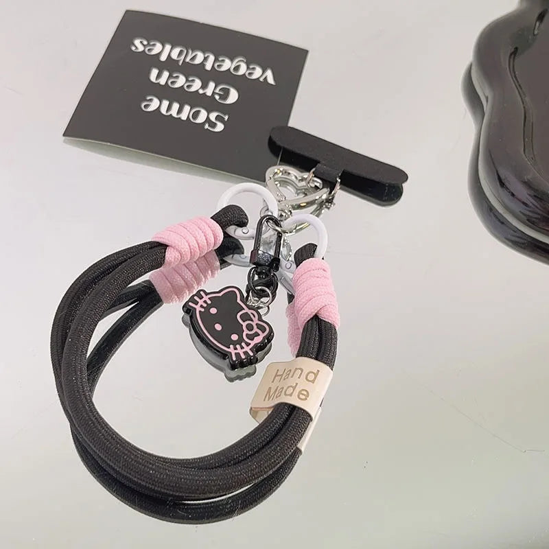 Sanrio Hello Kitty Telefon Askası | Sevimli Anahtarlık | Pembe