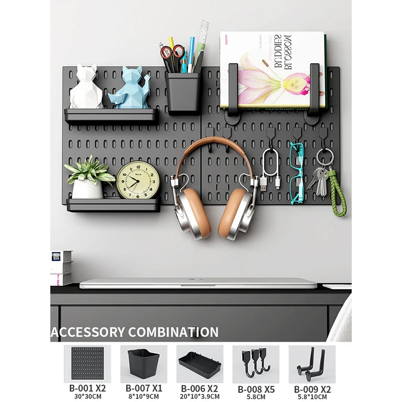 DIY Pegboard Organizasyon Seti | Duvara Monte | Mutfak Garaj Oda