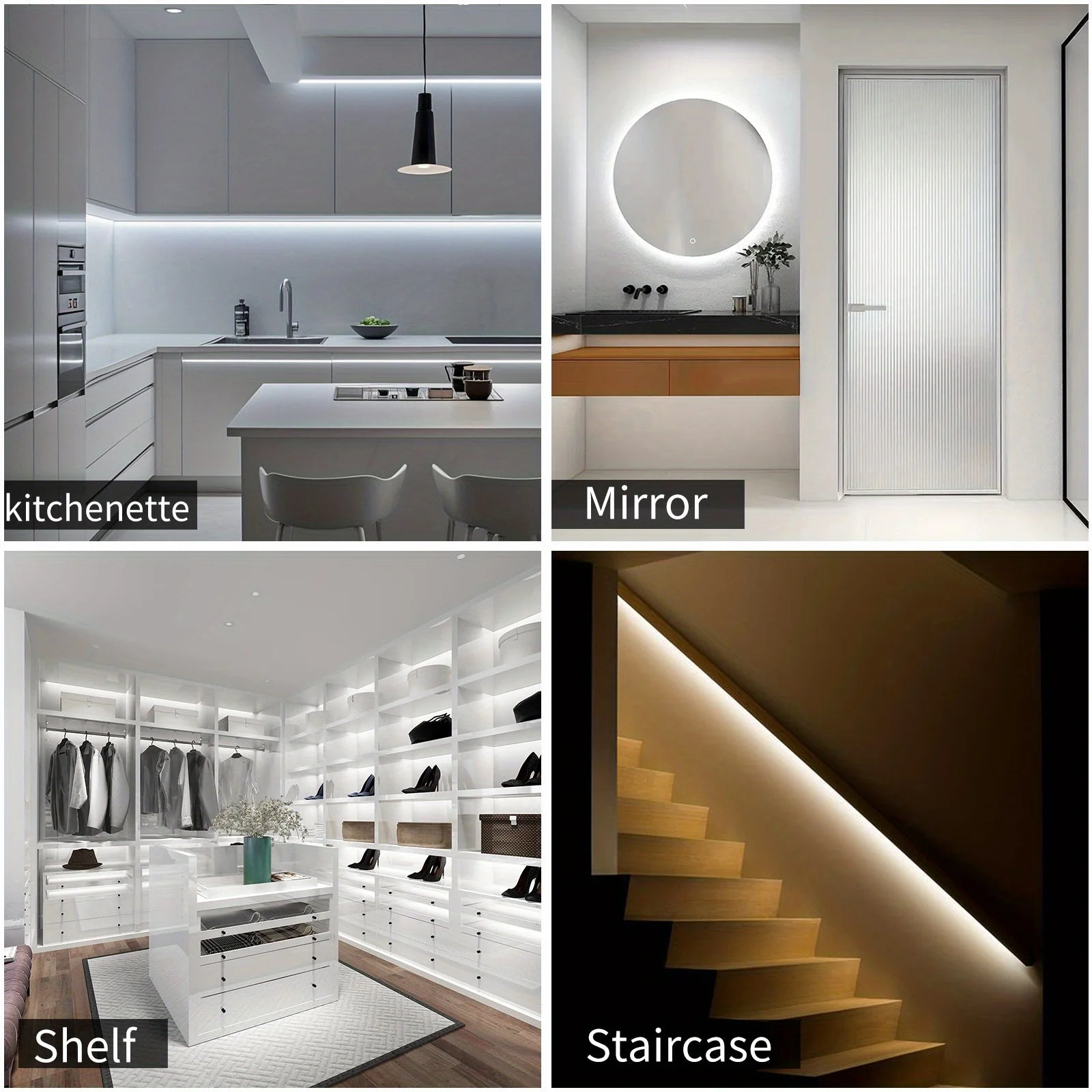 USB LED Strip Light | 1-5m | TV Backlight | Cabinet & Bedroom | Warm/Cool White