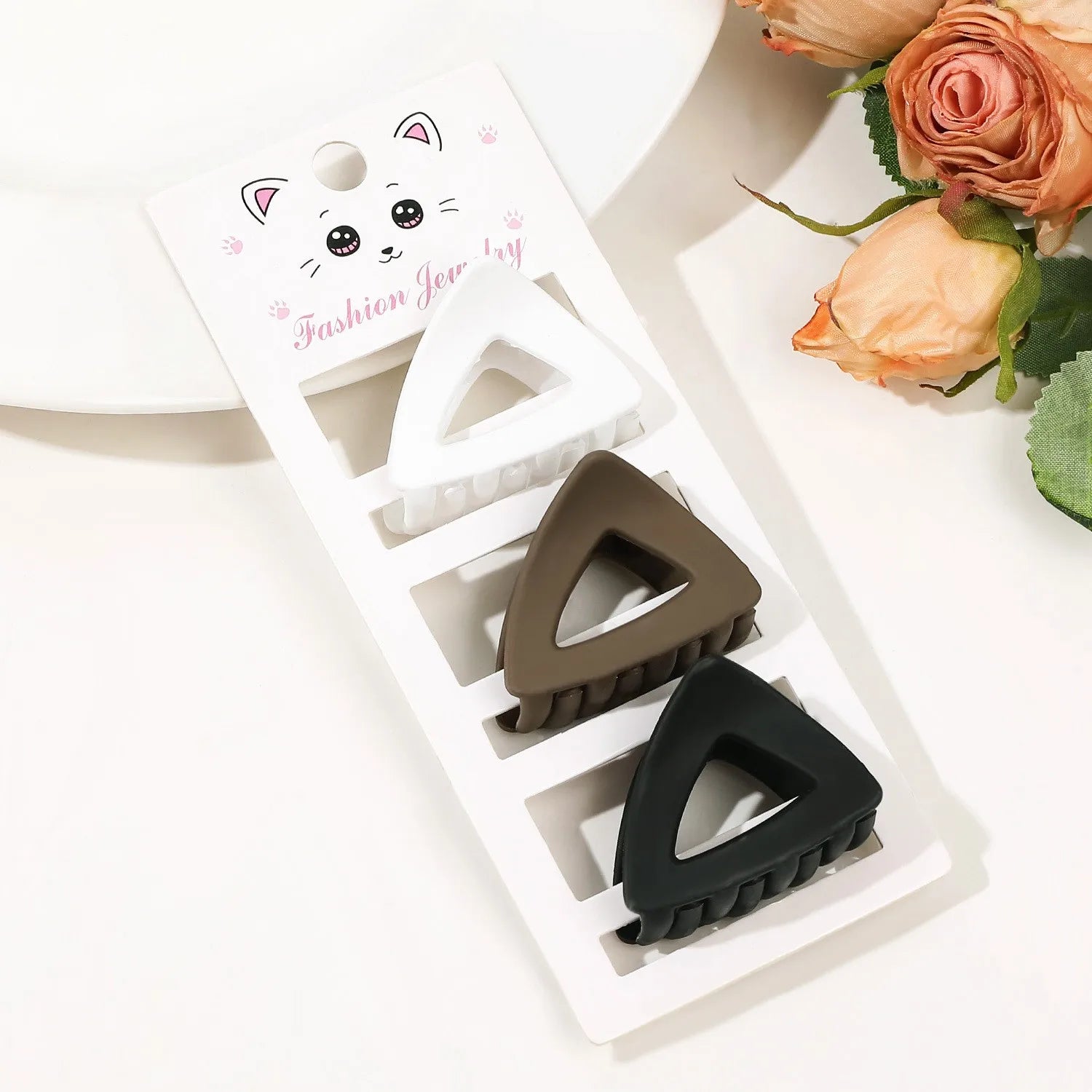 Geometrik Hollow Saç Tokası | 3'lü Set | Moda Kadın Aksesuarı | 24 Model