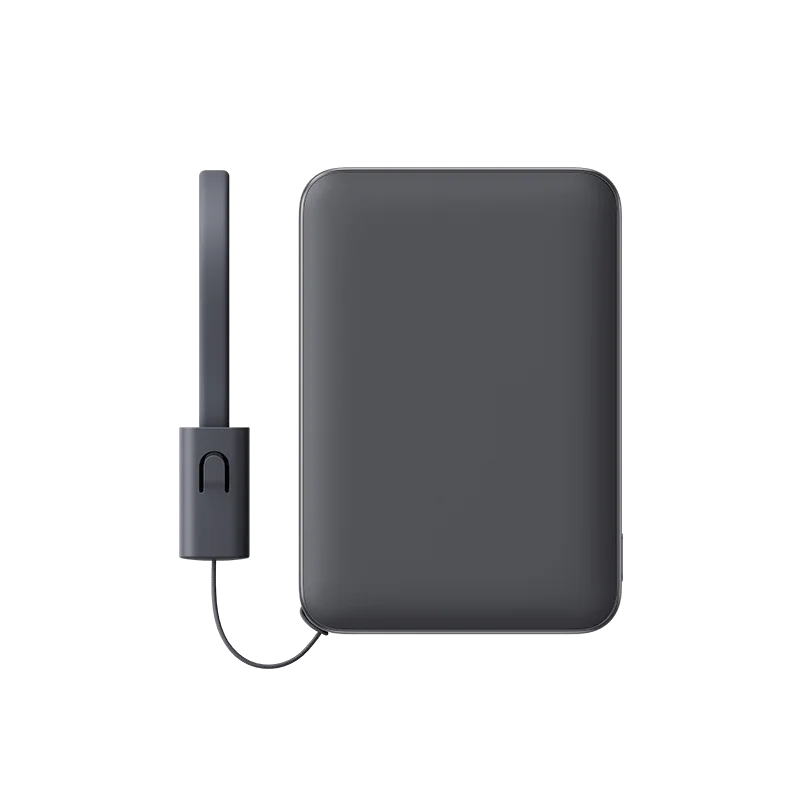 Xiaomi Ultra İnce Power Bank 5000mAh | 22.5W Hızlı Şarj | Dahili Kablo | PB0522S