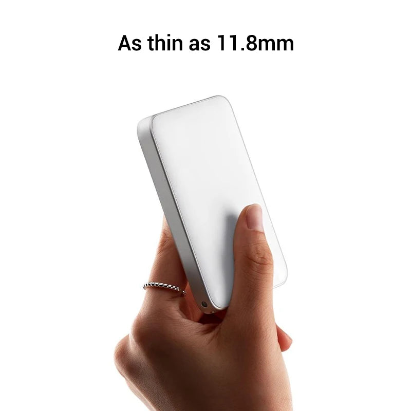 Xiaomi Ultra İnce Power Bank 5000mAh | 22.5W Hızlı Şarj | Dahili Kablo | PB0522S