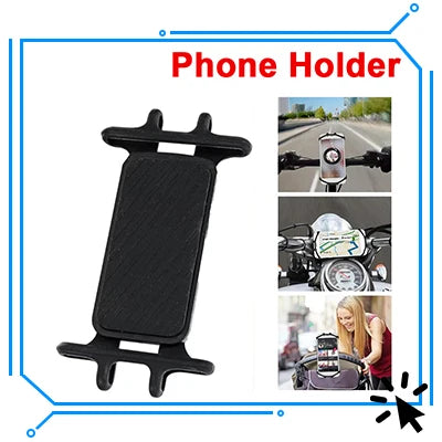 Metal Motosiklet & Bisiklet Telefon Tutucu | Alüminyum | GPS | 360° Döner | Evrensel