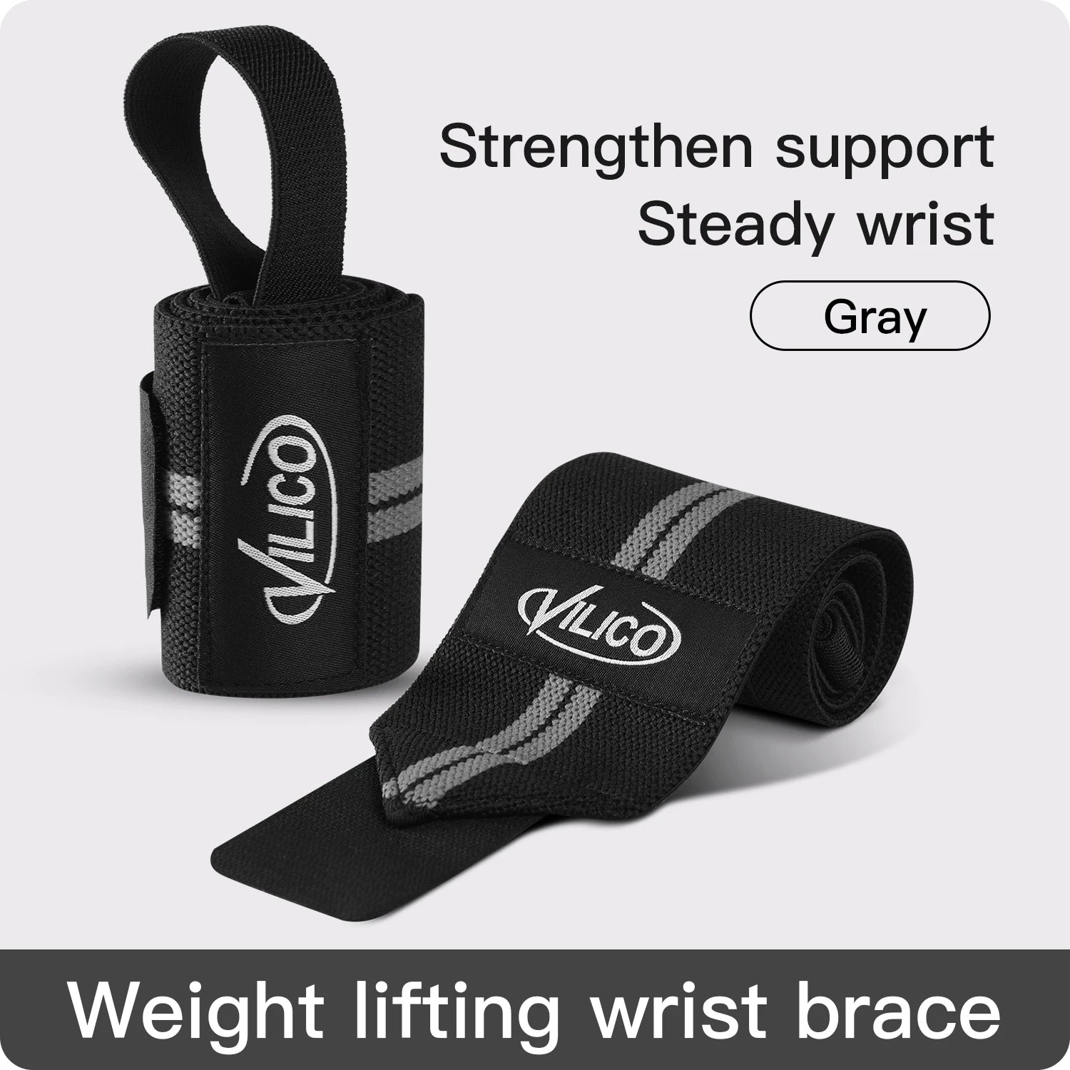 1 PC Wristband Wrist Support Brace Straps Extra Strength Weight Lifting Wrist Wraps Bandage Fitness Gym Training