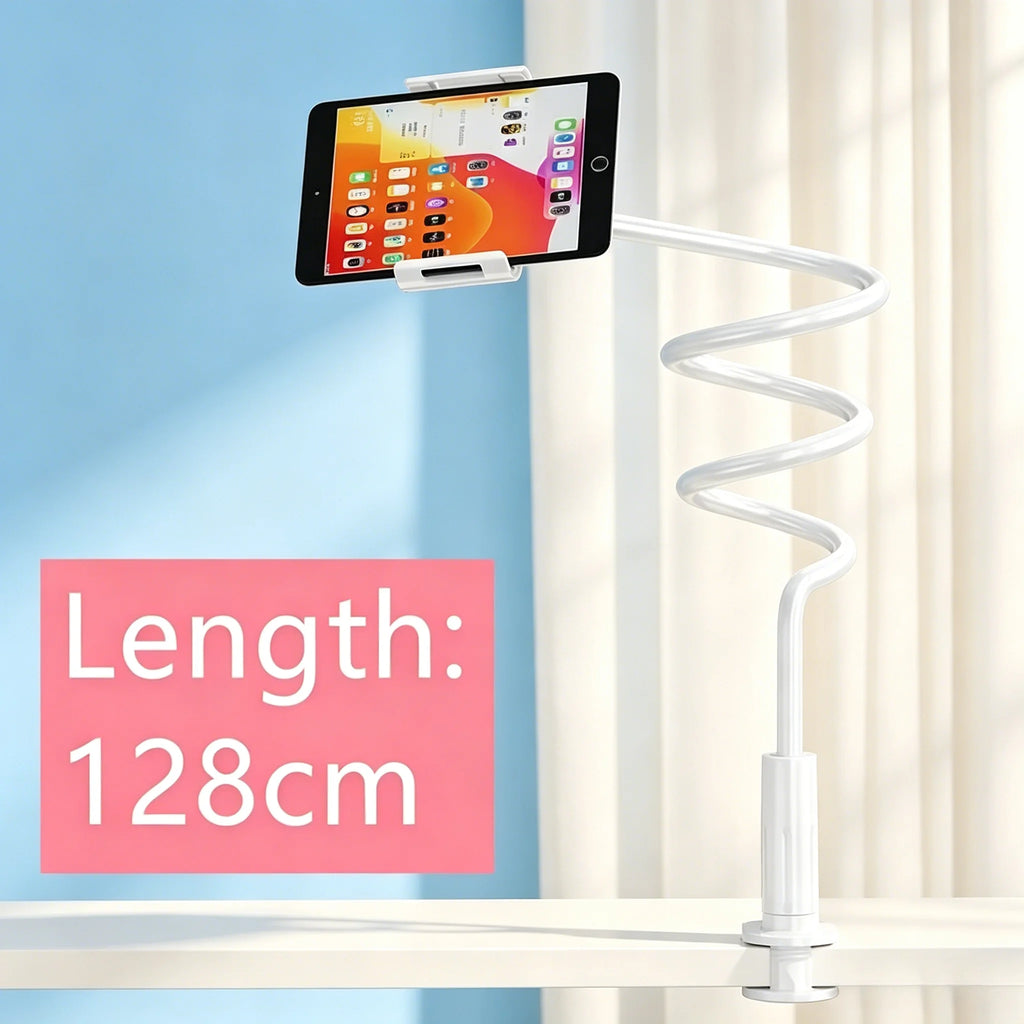 Uzun Kollu Ayarlanabilir Yatak Başı Telefon Tutucu Stand | Eller Serbest