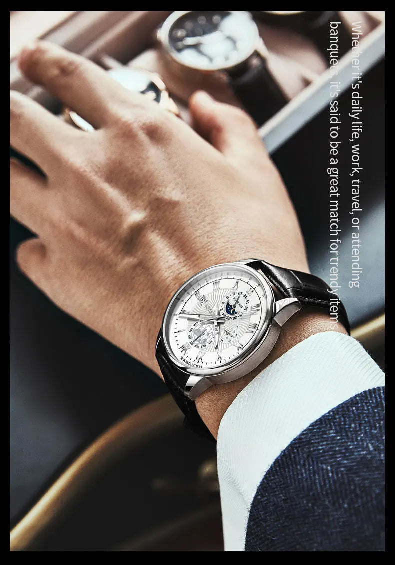 2025 Men Watch Fashion Top Luxury Sport Men's Wristwatch  Leather Date Quartz Watches Man Casual Clock