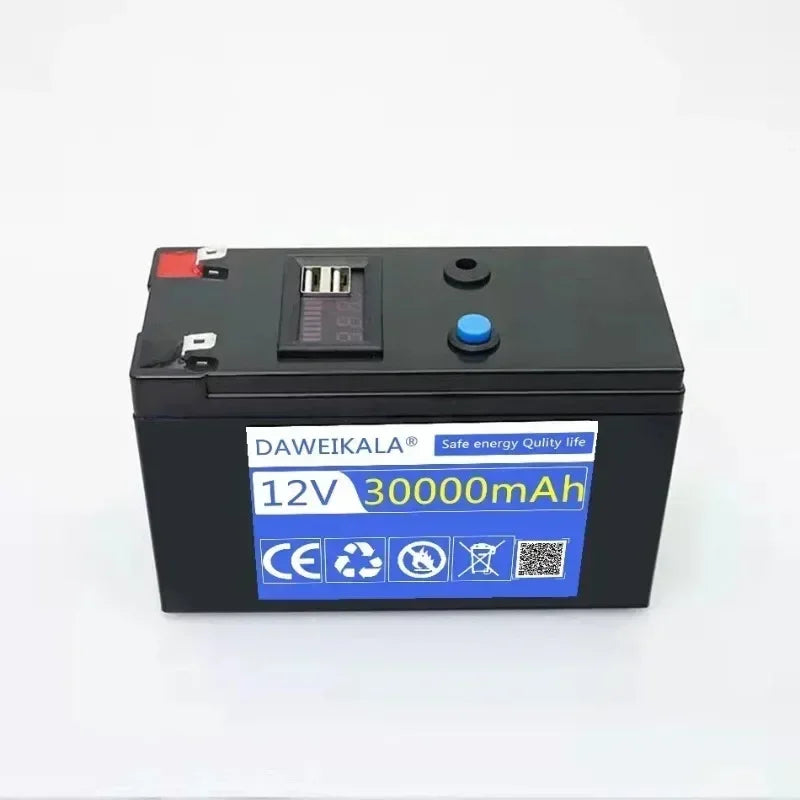 12V 30Ah Lityum Pil Paketi | Solar & Elektrikli Araç | 18650 Şarjlı