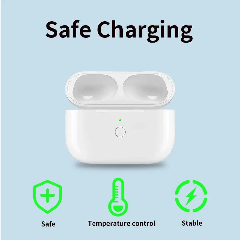 Replacement Original Charging Box For Airpods Pro 1 2 3 4 Bluetooth Earphone Battery Charger Case With LED Indicator Light usb-C