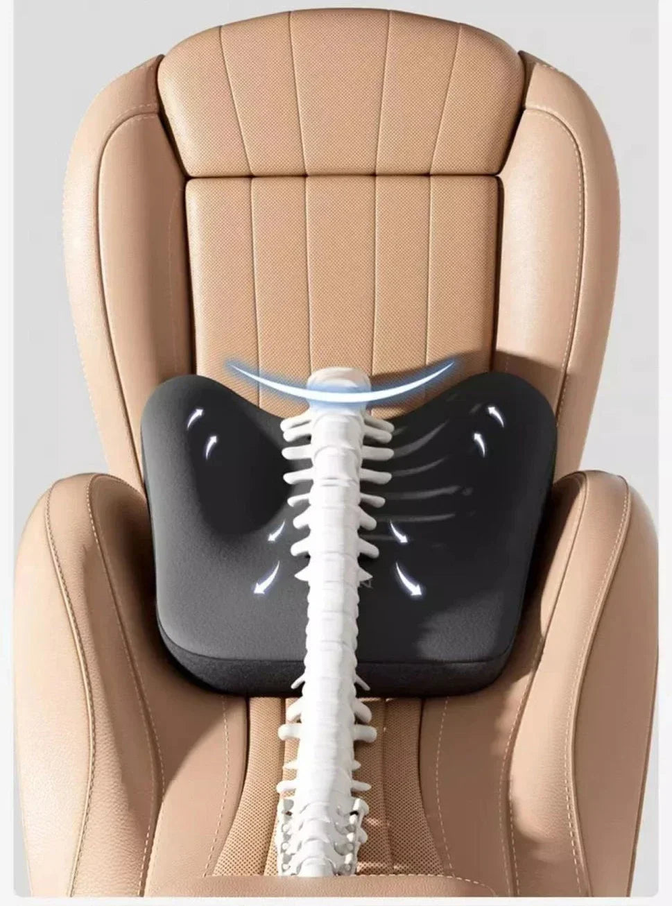 Belleğ Köpüğü Araba Boyun & Bel Yastığı | Ergonomik Sürüş Desteği