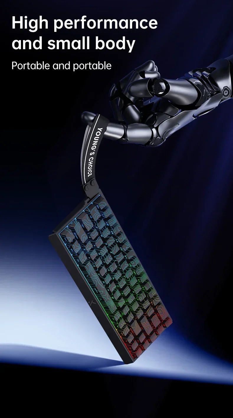Mchose Ace 68/60 Pro Manyetik Gaming Klavye | 8K Hızlı Tetik | 0.005mm