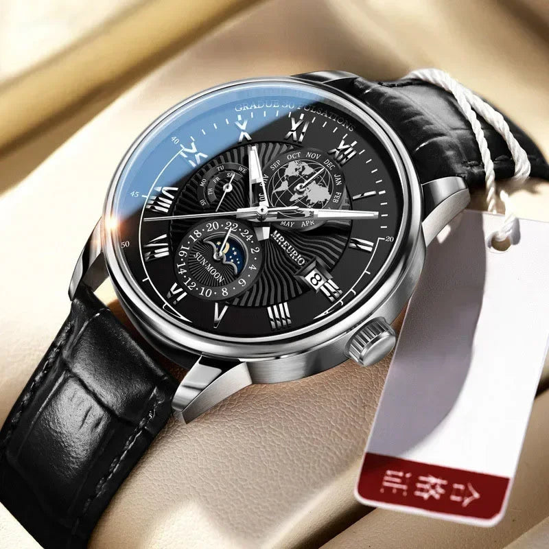 2025 Men Watch Fashion Top Luxury Sport Men's Wristwatch  Leather Date Quartz Watches Man Casual Clock