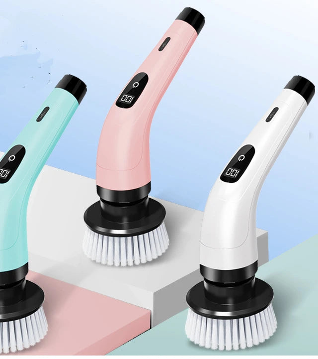 Şarjlı Çok Amaçlı Elektrikli Temizlik Fırçası | 5-in-1 & 7-in-1 | Banyo Mutfak