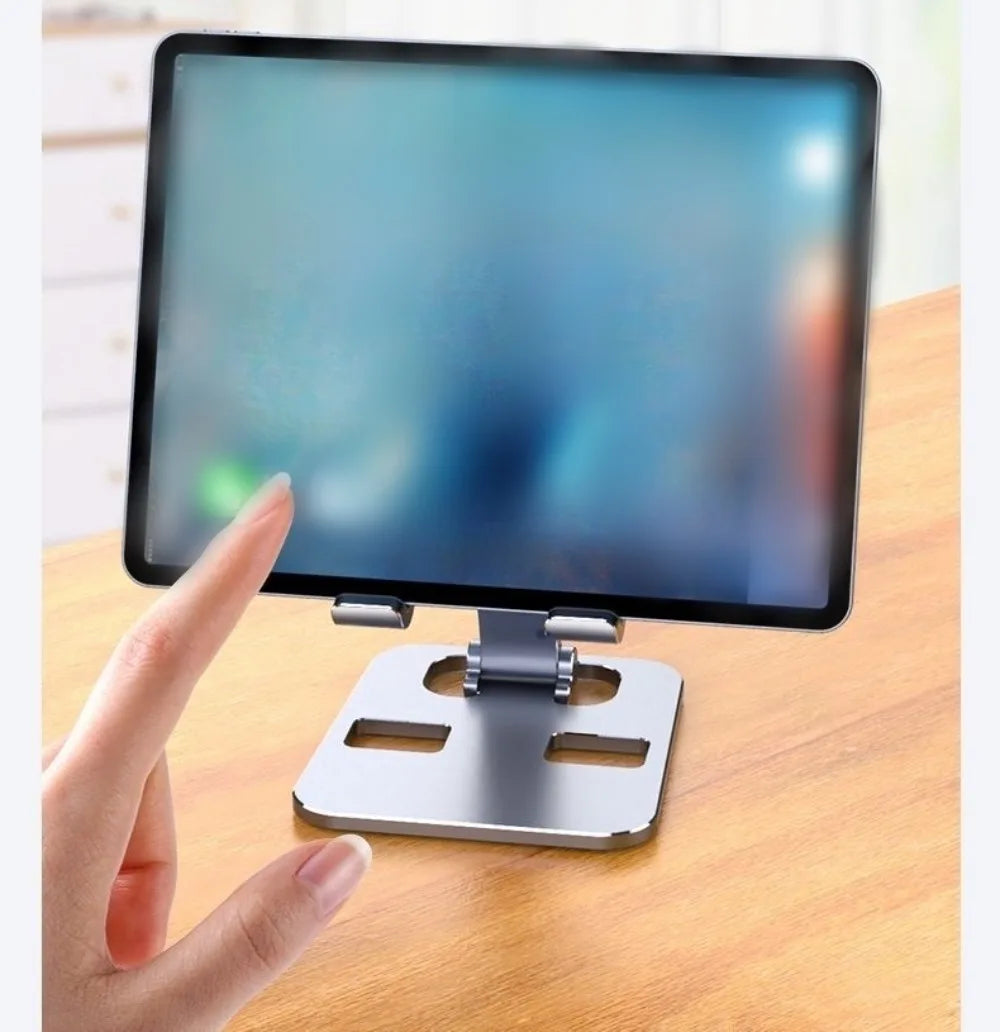 Evrensel Katlanabilir Telefon Tutucu Stand | Demir Alaşım | Ayarlanabilir Masaüstü | iPhone Xiaomi Huawei Tablet
