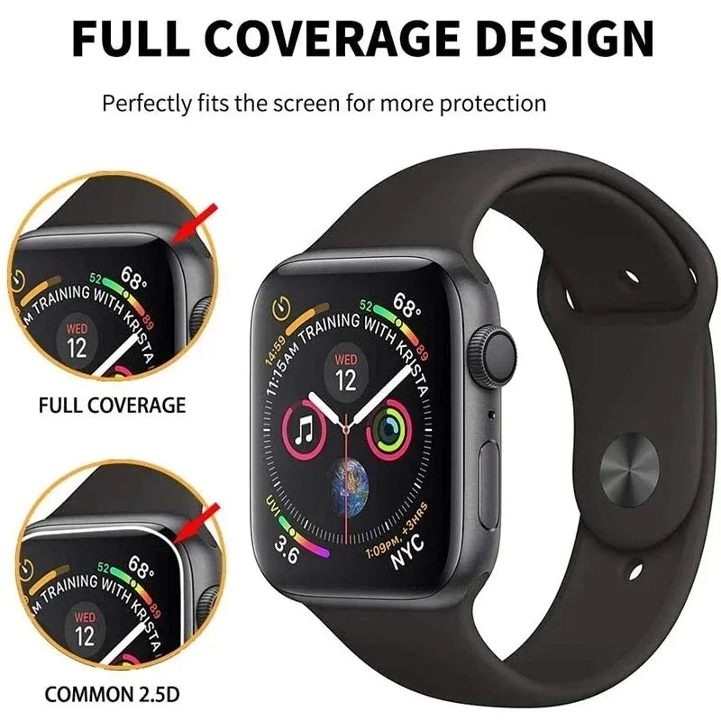 Apple Watch 10/9/8/7/6/SE Seramik Ekran Koruyucu | 5'li Set | Cam Değil