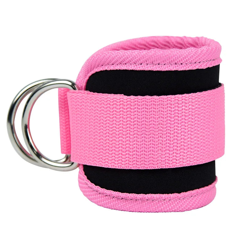 Ayak Bileği Spor Kelepçesi - Neopren Dolgulu Çift D-Halkalı Fitness Brace