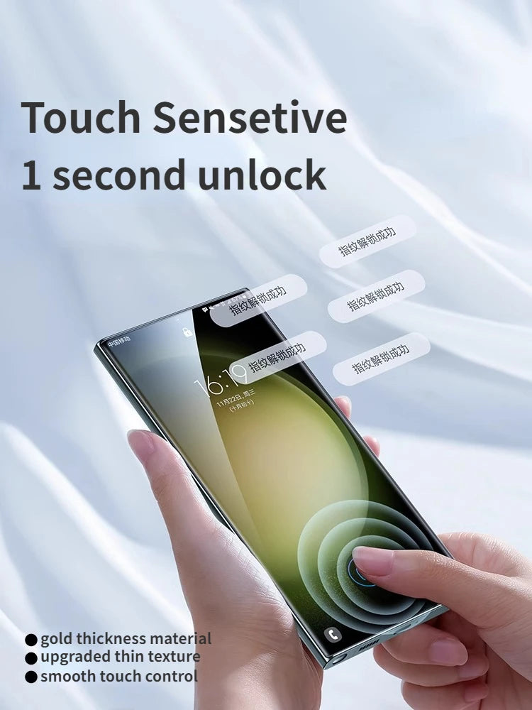Samsung S23 Ultra / S22 Ultra Mikrokristal Ekran Koruyucu Film | Tozşiz Uygulama