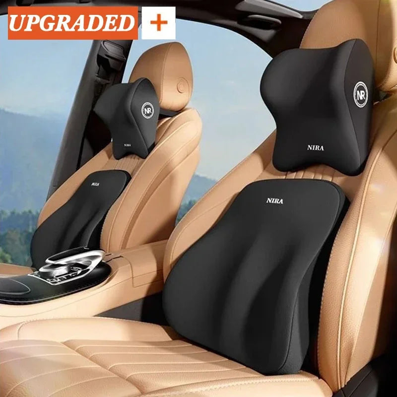 Belleğ Köpüğü Araba Boyun & Bel Yastığı | Ergonomik Sürüş Desteği