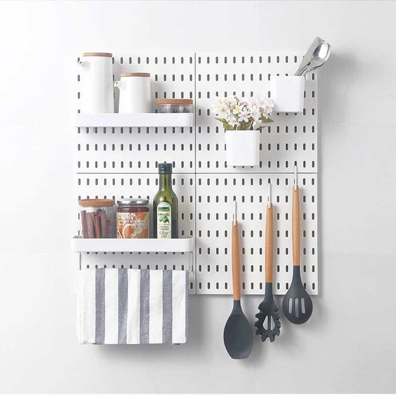 Pegboard Aksesuar | Depolama Kutusu & Raf & Kanca | Mutfak Garaj Organizasyon