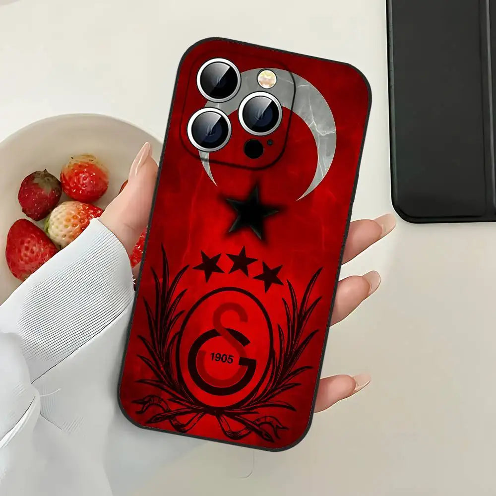 G-GalatasarayS 1905s Black Phone Case That Fits For IPhone 17,16,15,11,13,14 Pro Max,Plus,X,Xr,Xs Max,13Mini