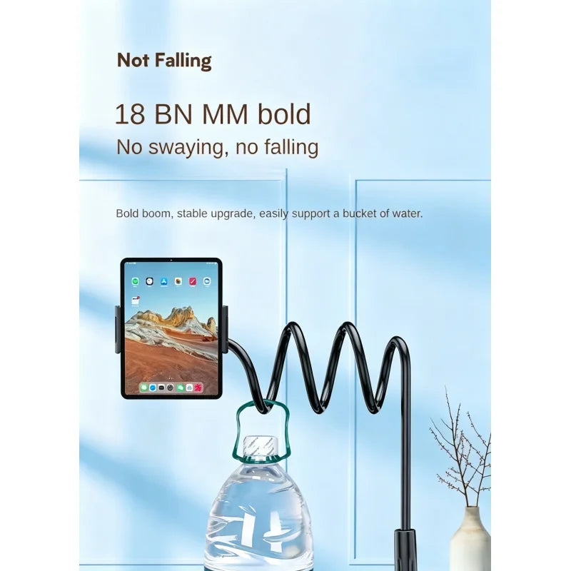 Uzun Kollu Ayarlanabilir Yatak Başı Telefon Tutucu Stand | Eller Serbest