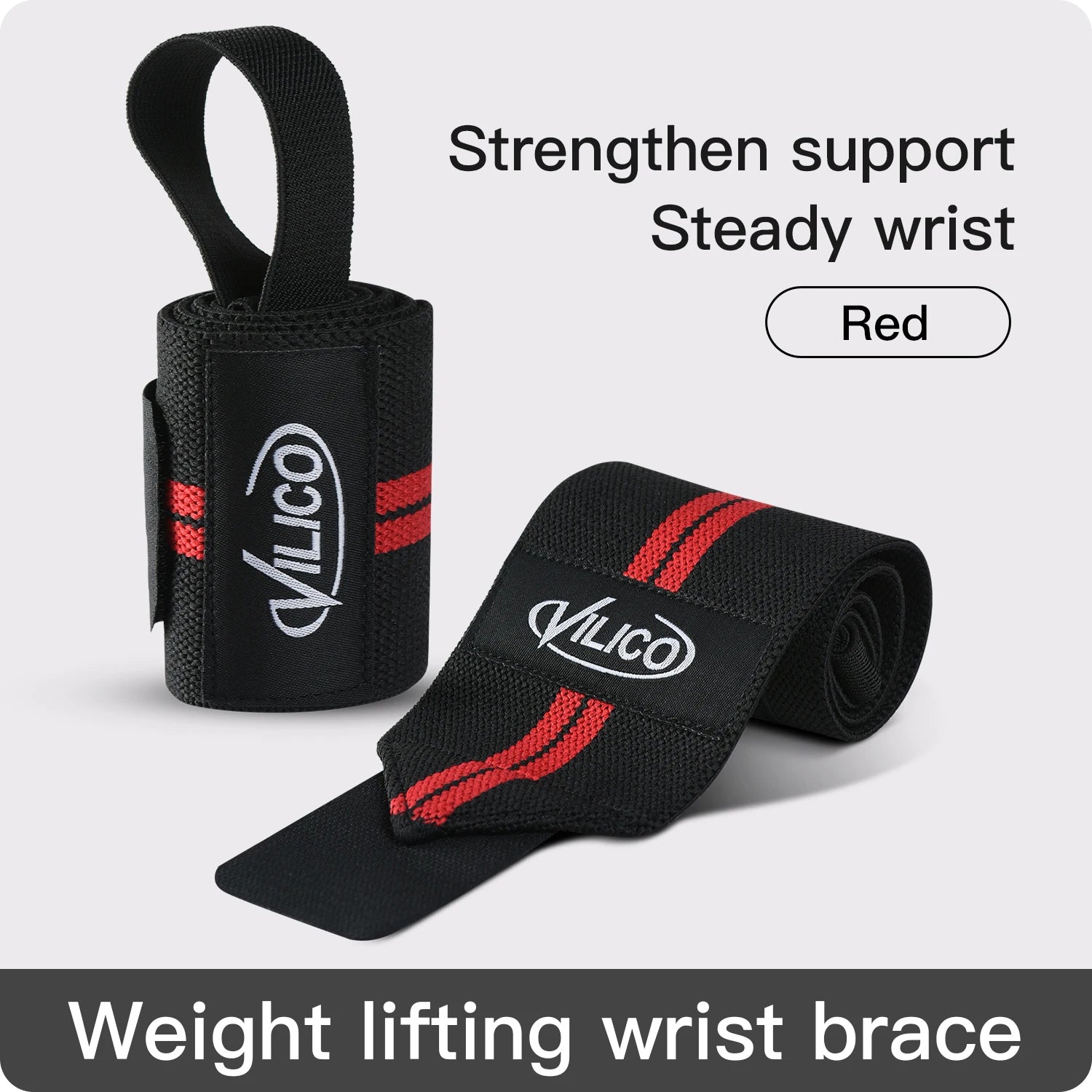 1 PC Wristband Wrist Support Brace Straps Extra Strength Weight Lifting Wrist Wraps Bandage Fitness Gym Training