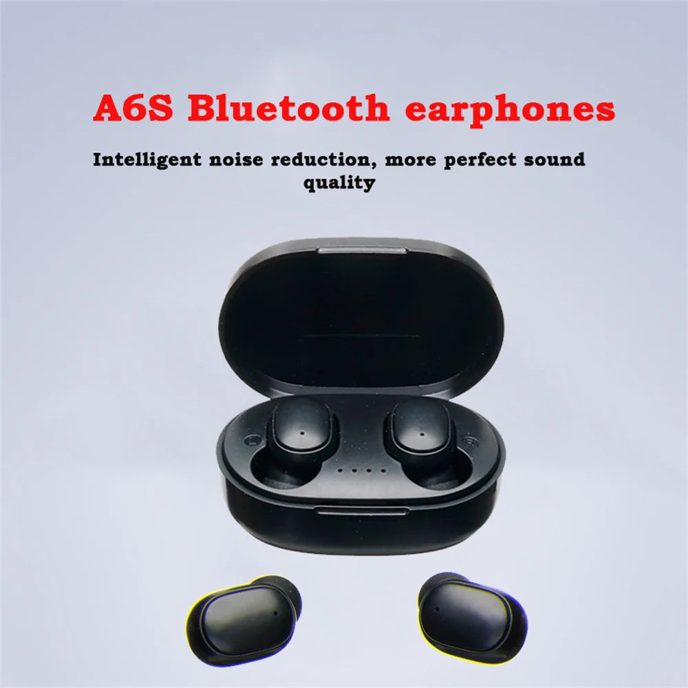 A6S TWS Kablosuz Bluetooth Kulaklık | Mikrofon | Xiaomi Uyumlu