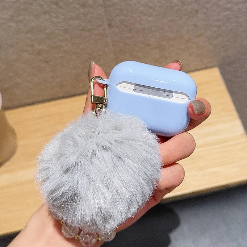 AirPods Pro 2/3/4 Simli Fiyonk Kristal Kulaklık Kılıfı | Koruyucu
